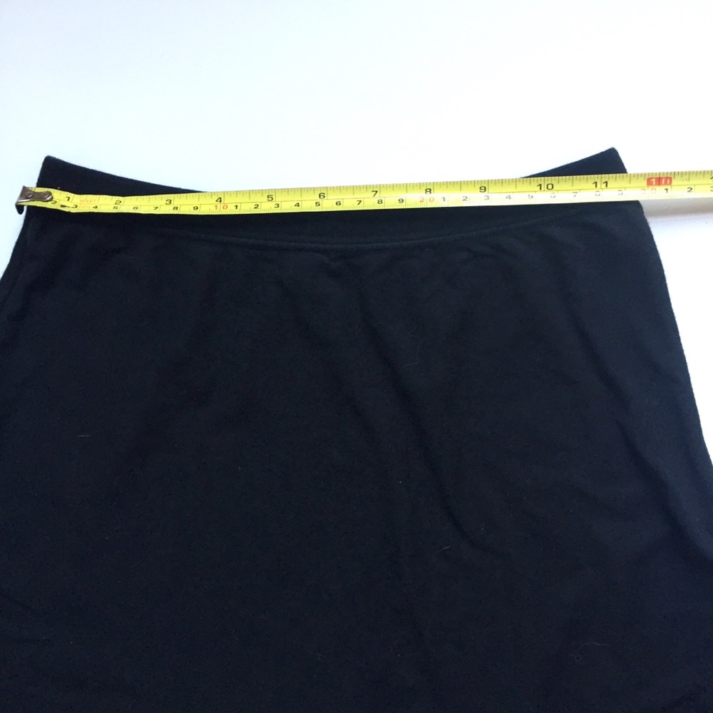 3/20 American Apparel women’s black high low skirt - Picture 7 of 8